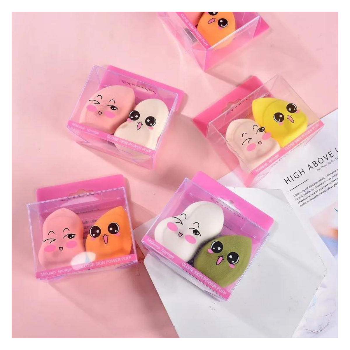 Esponjas de Maquillaje Suaves Kawaii