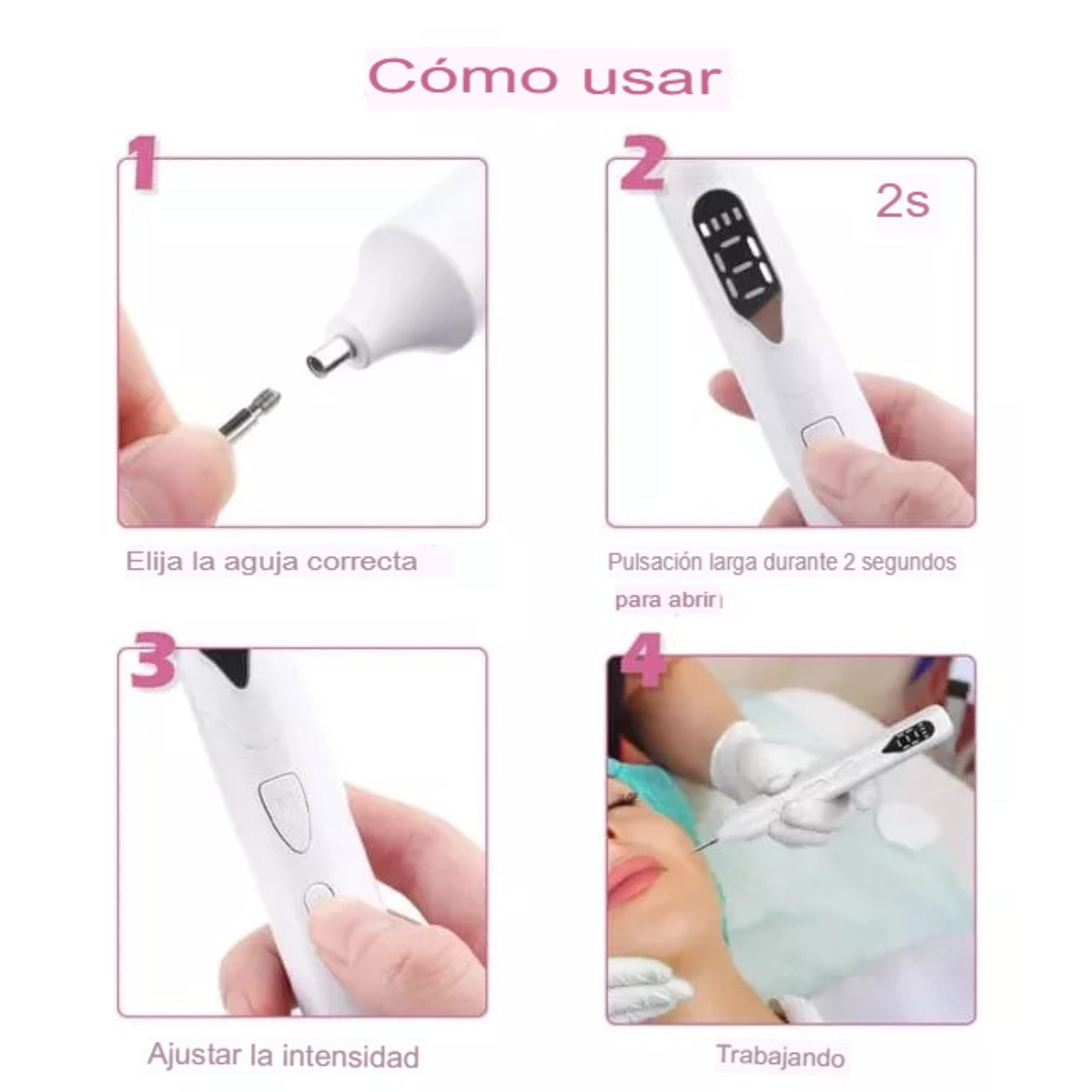 Lápiz Laser de Plasma Para Derma